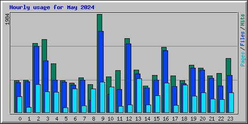 Hourly usage for May 2024