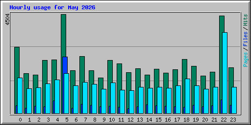 Hourly usage for May 2026