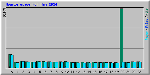 Hourly usage for May 2024