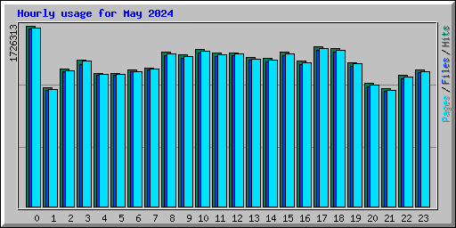 Hourly usage for May 2024